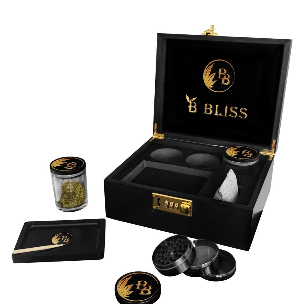 PREMIUM ALL IN ONE STASH BOX B BLISS Ultimate Smoking Accessories and Organiser 