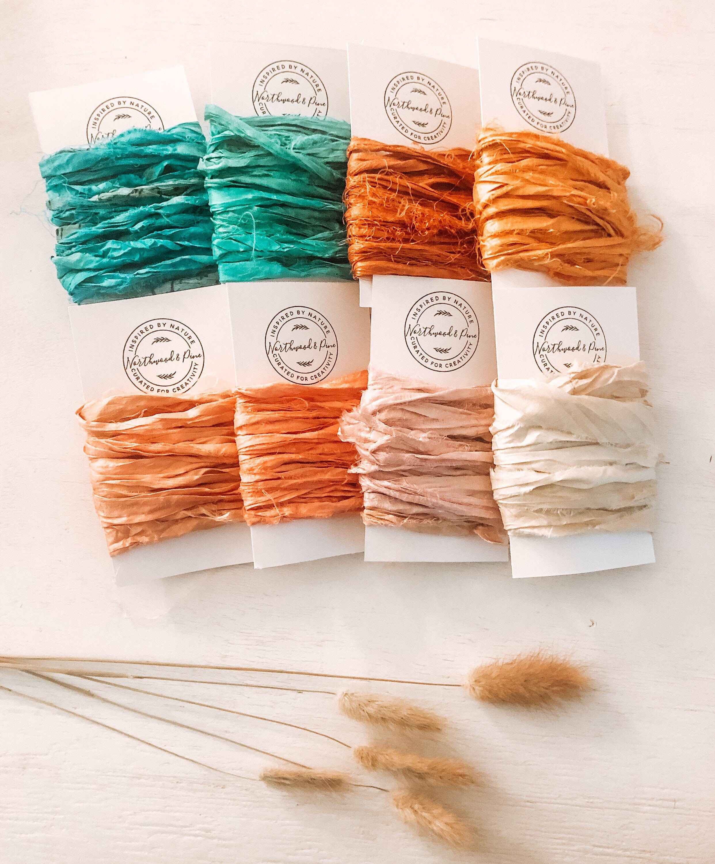 Recycled Sari Silk ribbon