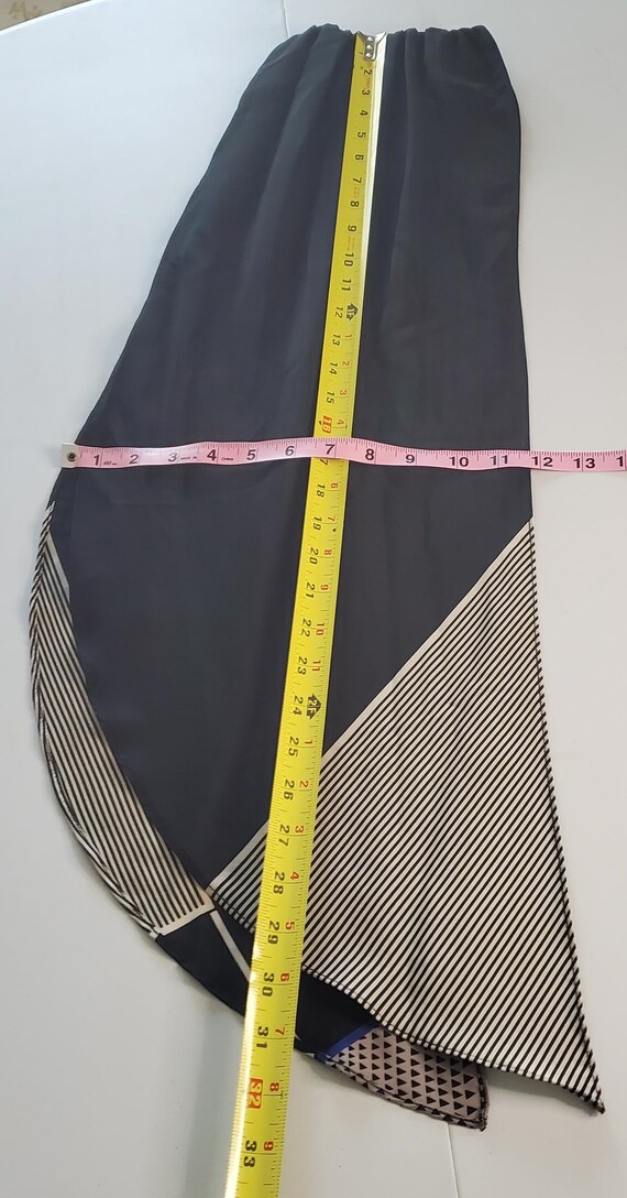 Vintage polyester Michael Benjamin Geometric Patt… - image 10