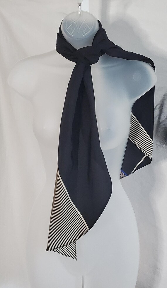 Vintage polyester Michael Benjamin Geometric Patt… - image 5