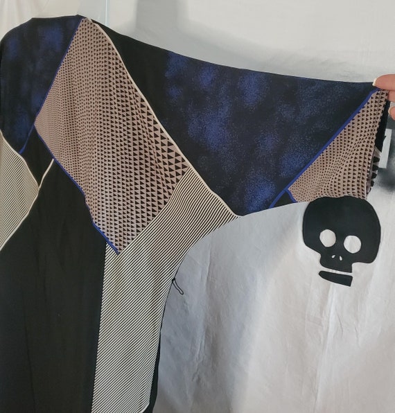 Vintage polyester Michael Benjamin Geometric Patt… - image 2