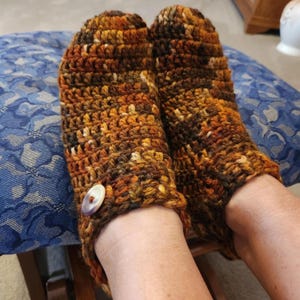 Crochet Slippers Pattern PDF, Easy Beginner House Slippers, Women Men Kids Sizes, Quick One Hour Crochet Project
