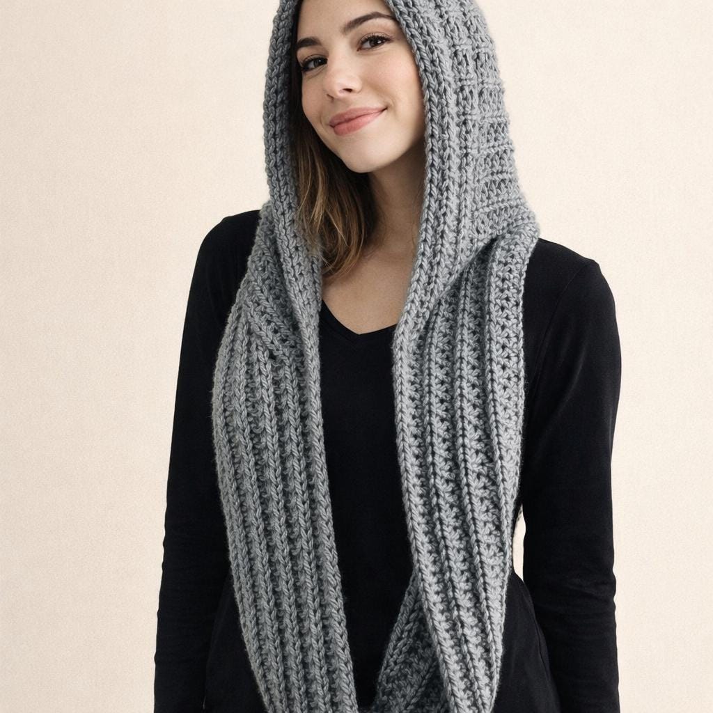 Hooded Scarf - Etsy Canada