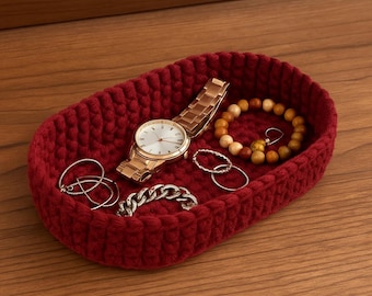 Patrón de portagafas de oso de crochet en PDF, portagafas viral, patrón de cesta para principiantes, regalo rápido, organizador de escritorio, descarga instantánea