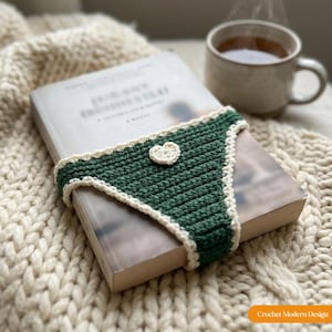 crochet book thong PDF pattern