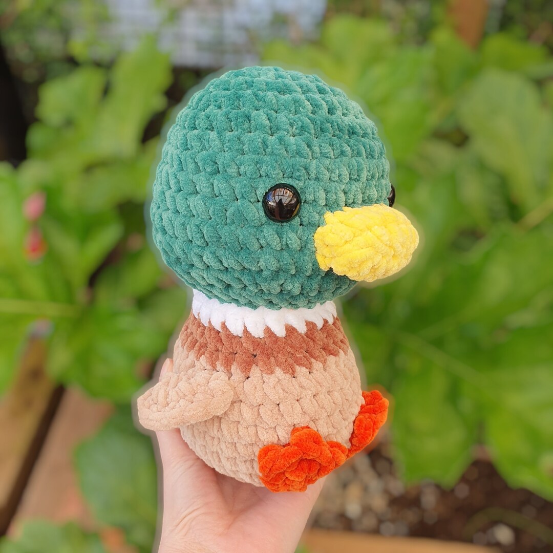 Handmade Crochet Mallard Duck Toy main image 0