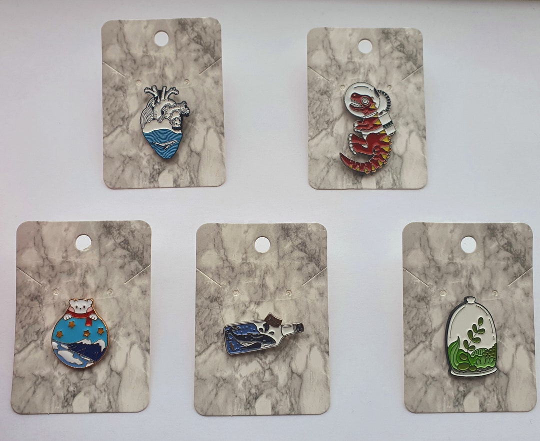 Cute Enamel Pin Badges Etsy
