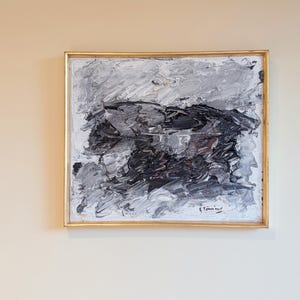 Erik Törning Abstract Composition, Oil on Canvas