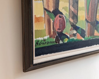 Bror Göransson, Colourful Still Life Oil Painting, 1960s - Etsy