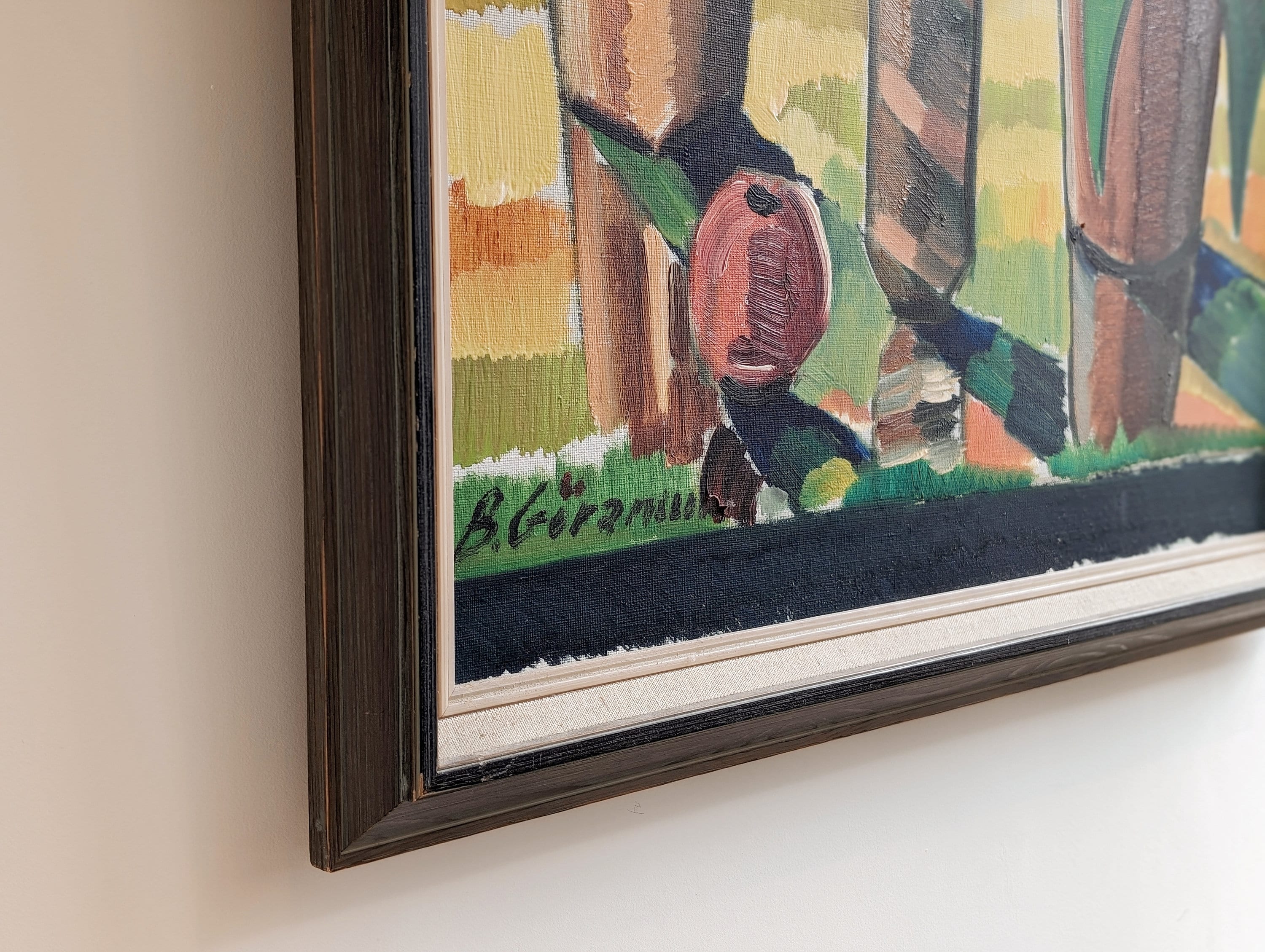 Bror Göransson, Colourful Still Life Oil Painting, 1960s - Etsy