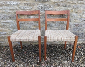 Antique Teak Nils Jonsson Mid-Century Swedish Chairs for Troeds