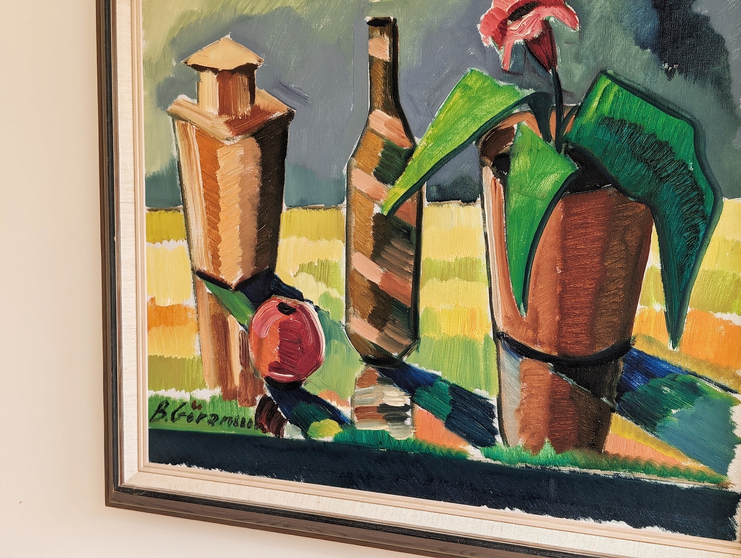 油絵　スウェーデン画家 Bror Jönssonブロー・ヨーンソン 油絵 スウェーデン画家 Bror Jönssonブロー・ヨーンソン - メルカリ