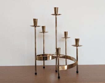 Candleholder by Gunnar Ander for Ystad-Metall, 1950s