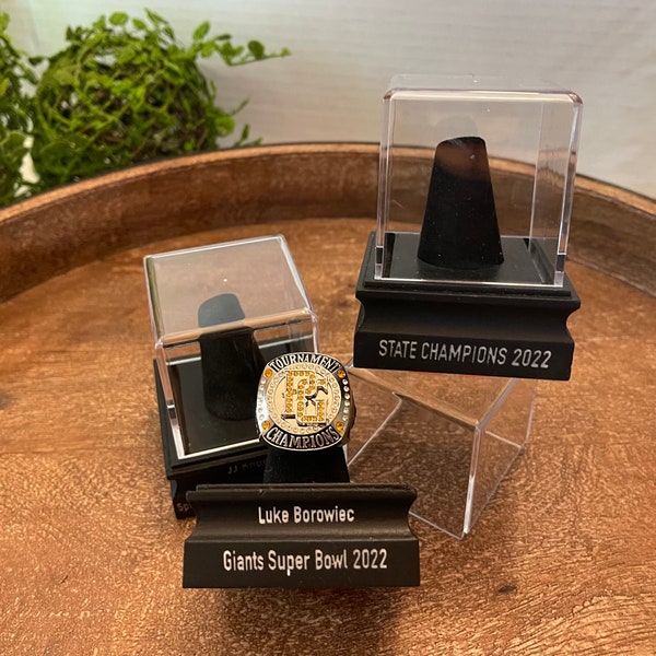 Personalized Ring Display Case