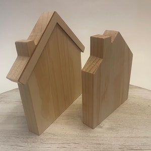 Freistehendes, Personalisiertes Holzhaus-Holzhaus-Handwerkshaus-Unfertiges Holzhaus-Personalisieren Sie es! Gravur!