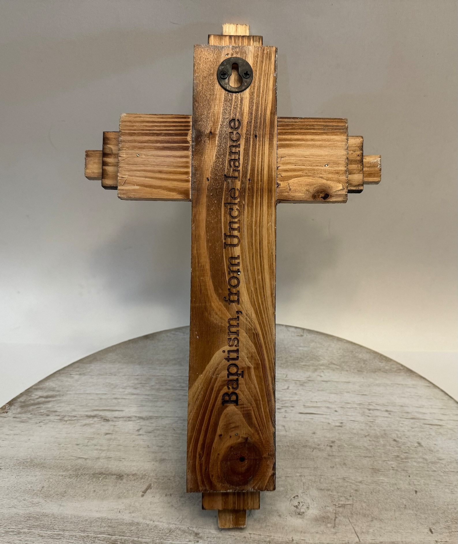 Personalized Layered Wood Cross: Engraved Christian Keepsake - Etsy