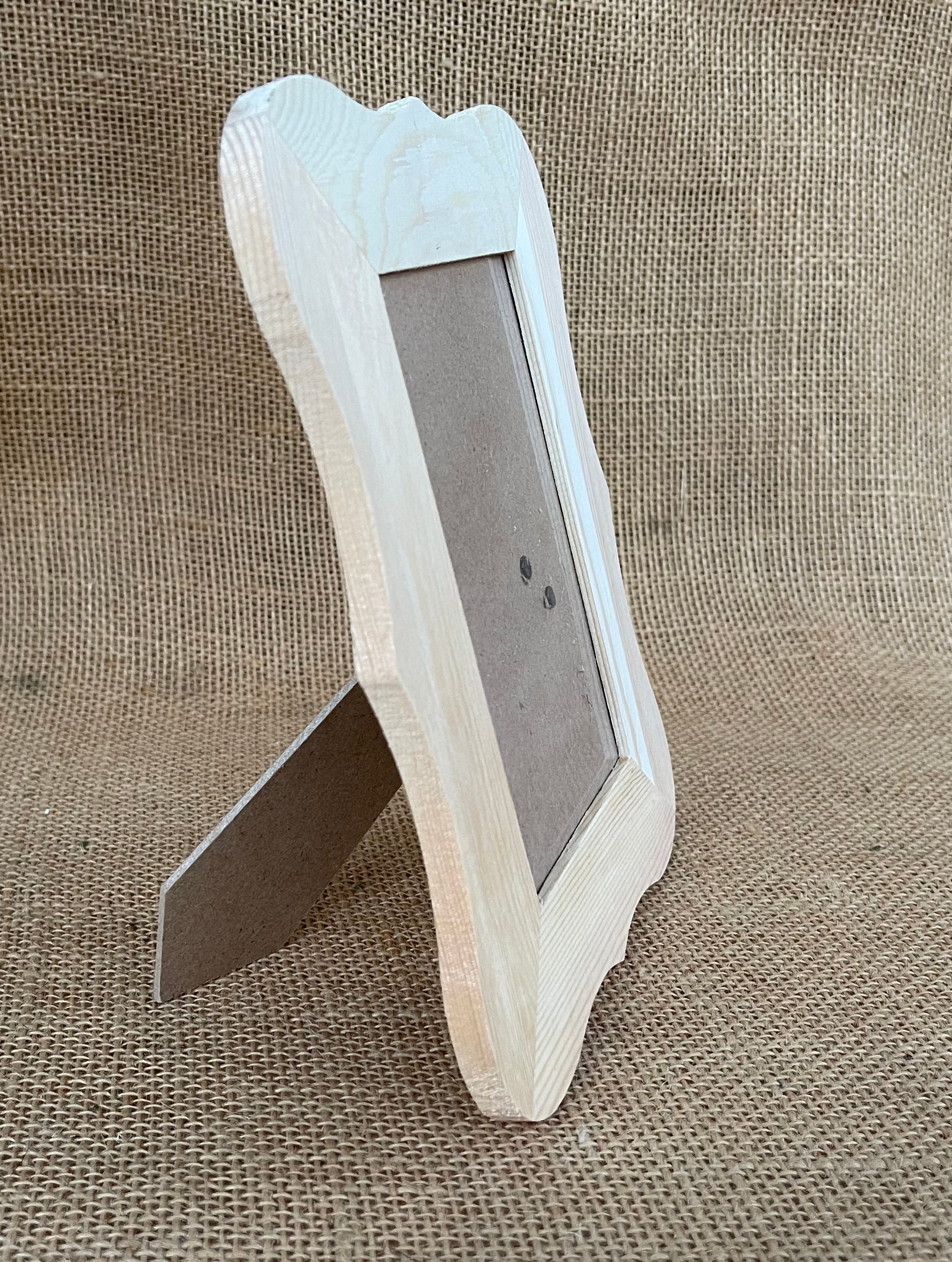 4x6 Unfinished Wood Photo Frame Etsy