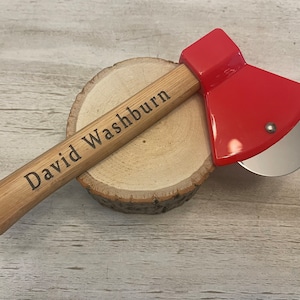 Personalized Unique Axe Pizza Cutter - Fun and Cool Pizza Tool - Pizza Gift
