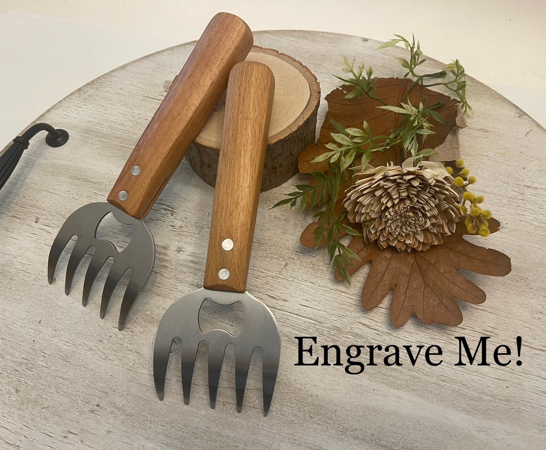 Personalized Meat Shredder Claws & Fork W Long Handlebottle Etsy