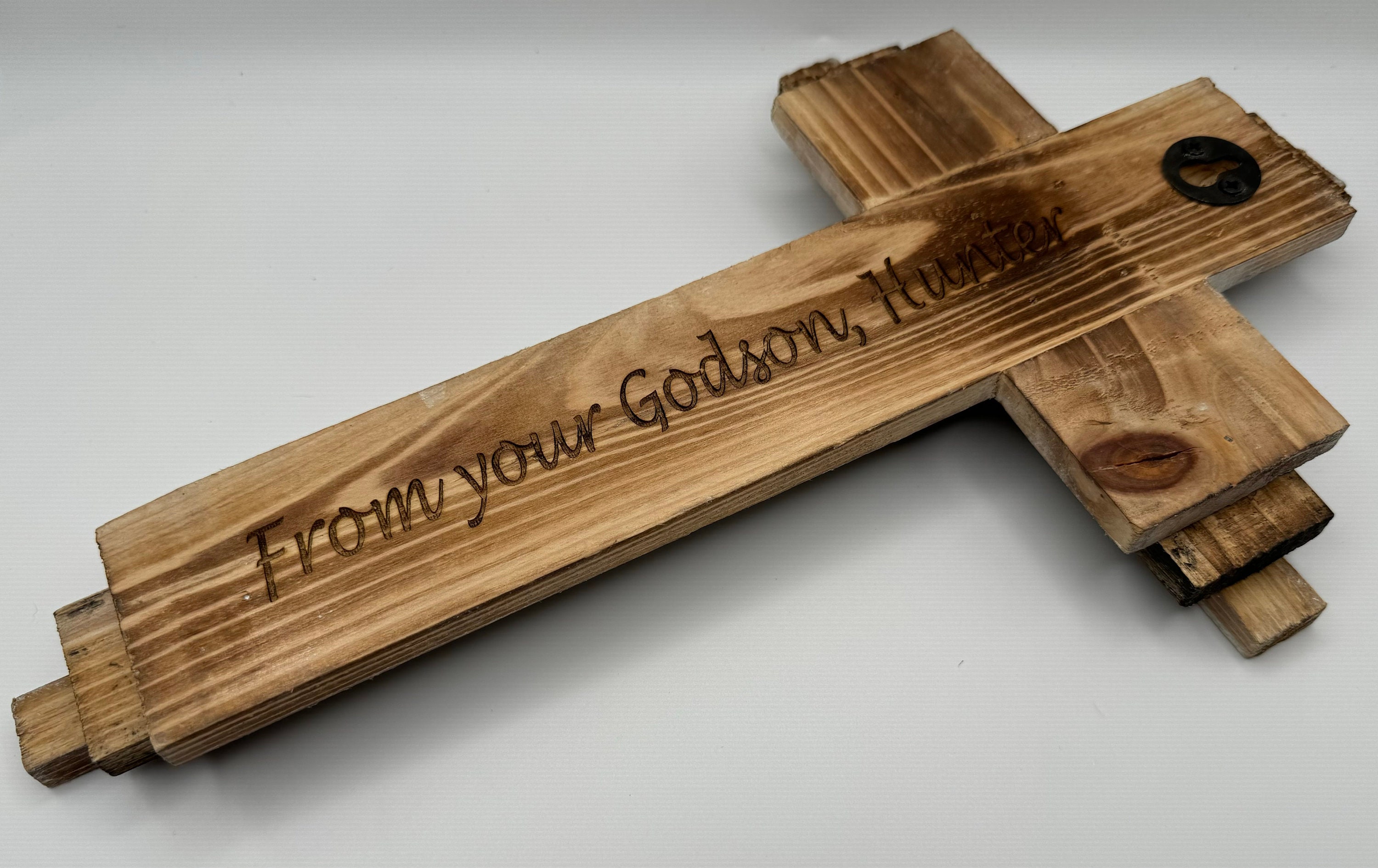 Personalized Layered Wood Cross: Engraved Christian Keepsake - Etsy