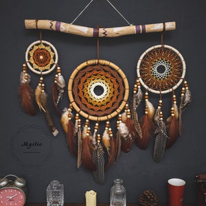Set Dream Catchers for Girls Boys Room Decor Boho  Wall Decor Turquoise Hanging Ornament for Living Room Dorm Decor Hippie Gifts