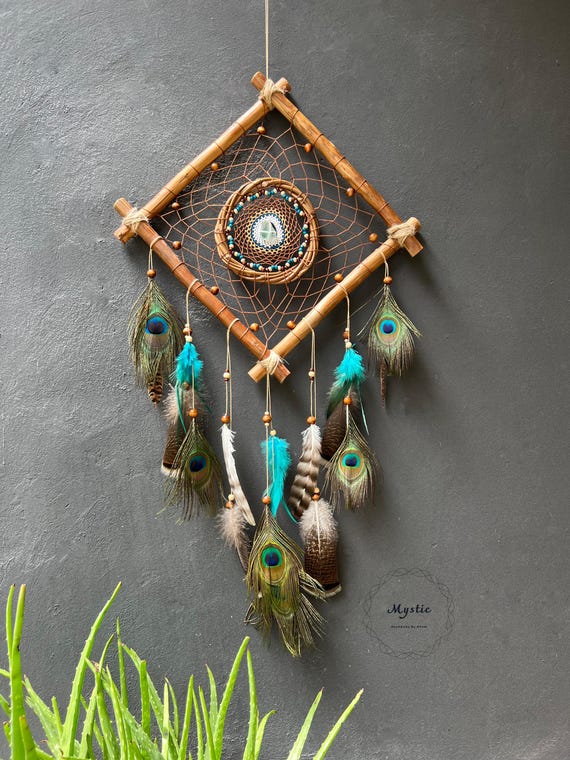 DECHOUS 1 Pezzo Di Cristalli Curativi Acchiappasogni Feng Shui Ornamento Acchiappasogni Per La Decorazione Della Casa