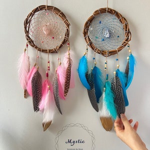 Traditional  Art for Peaceful Home Decor Gift fof baby Dreamcatcher natural wall decor/ Mother&#39;s Day gift/ Anniversary gifts Full month Gift