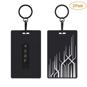 YAFENJIE Key Card Holder Case for Tesla Model 3 and Model Y Alloy Key Chain  Key Protector Cover Accessories Including Key Chain (Black) : :  Car & Motorbike