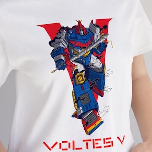 Vintage-Style 80's T-Shirt, Voltes V Robot Shirt, Japanese Anime, Tokyo Shirts, Cartoon Characters, Fan Art Shirt, Animation Shirts, Cosplay