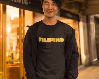 Retro Philippinisches Hemd, 90er Jahre inspiriertes Pinoy Hemd, Geschenk für Tito, Tatay Hemd, Kuya Hemd, Philippinen Stern und Sonnen Symbol, Fil-Am Tee #15