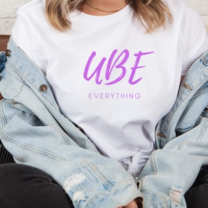 Ube Everything Crewneck Shirt, Filipino Unisex T-Shirt, Philippines Symbol Gift, Funny Filipino Filipina Shirt, Ube Pandesal Shirt #83