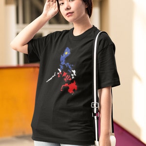 Philippines Map Shirt, Filipino T-Shirt, Travel Philippines Shirt, Gift for Pinoy, Gift for Pinay, Filipino Pride Shirt, Filipino Symbol #8