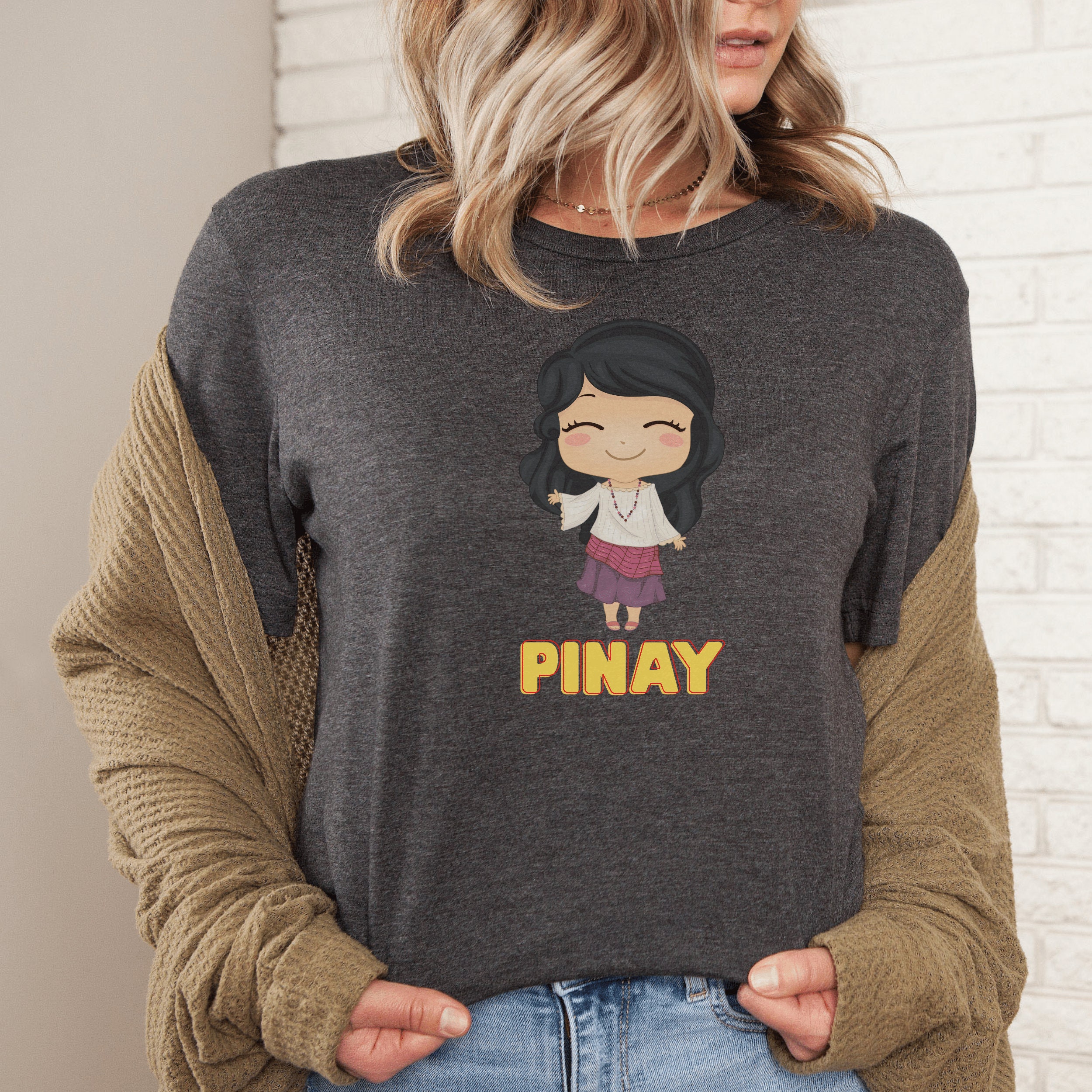 Filipina Graphics Pinay Graphic Shirt, Cute Filipina Graphic T-shirt, Philippines ...
