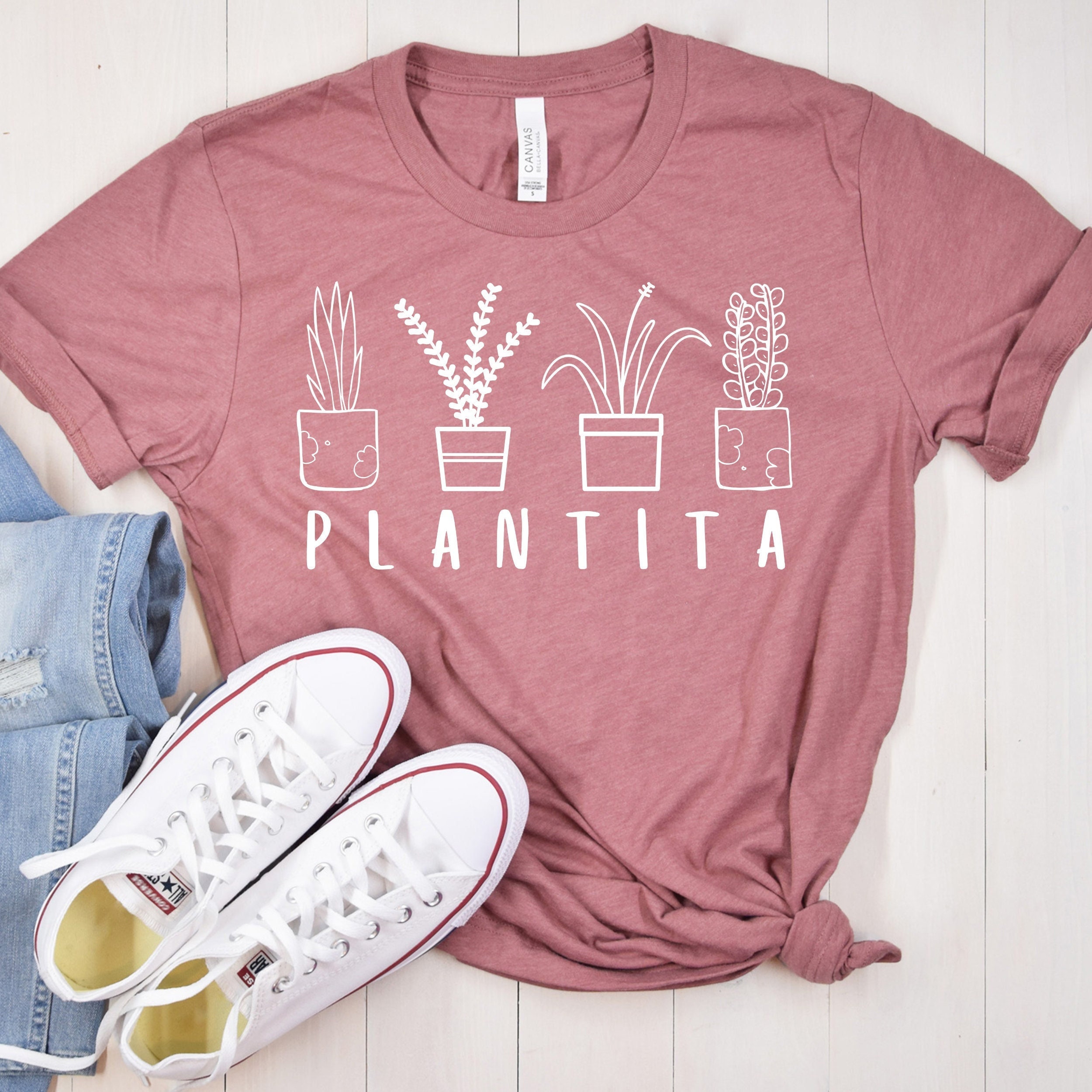 Plantita Shirt, Filipino Plant Lover Shirt, Pinay Tita Shirt, Crazy Plant Lady Gift, Filipino Plant Mom Gift, Succulent House Plant Gift #60
