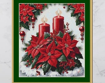 Stella di Natale di Natale PDF Schema punto croce digitale per le vacanze di Natale Schema punto croce digitale per le vacanze di Natale Schema punto croce PDF