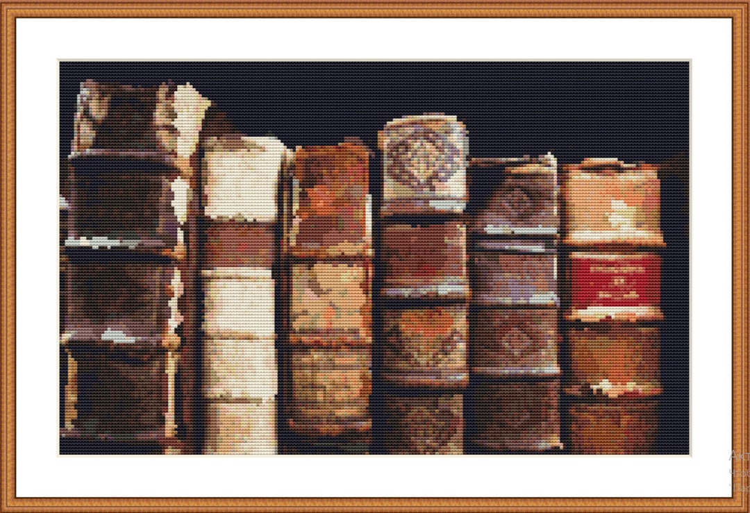 Vintage Books Counted Cross Stitch Pdf Pattern Books Library Country ...