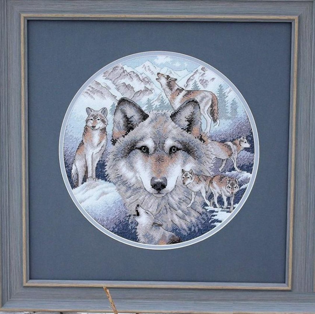 Vs24 Wolf.pdf White Wolves PDF Counted Cross Stitch Pattern Wolves Family Animals ...
