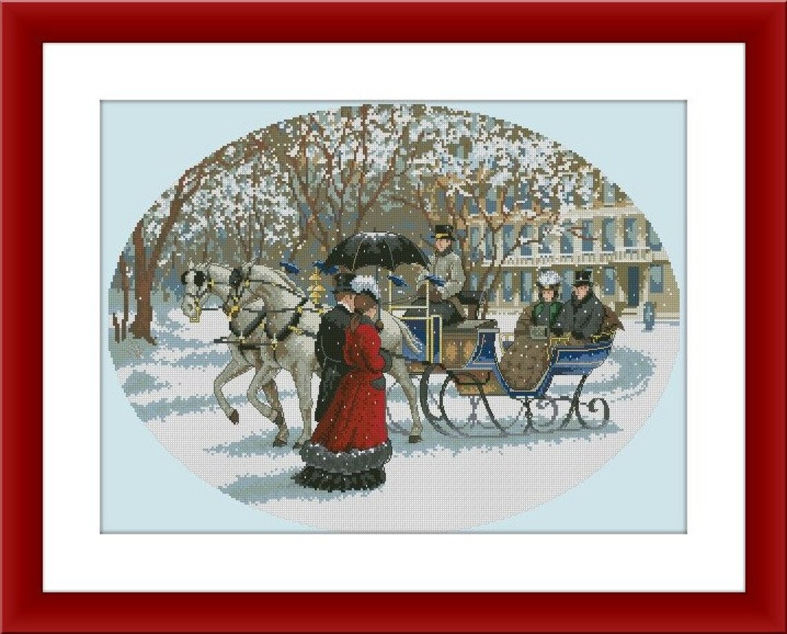 Victorian Cross Pattern Victorian Era Counted Cross Stitch Pattern Vintage Victorian Cross ...
