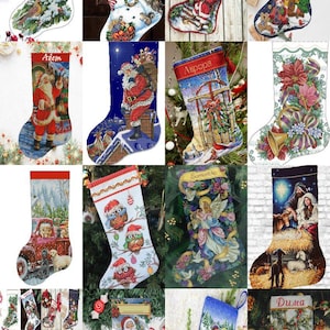 Dimensions Cross Stitch Kit Stocking - Etsy Norway