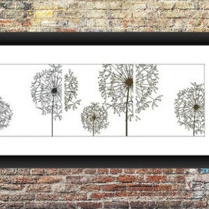 Dandelion Flower PDF Counted cross stitch pattern monochrome Digital cross stitch chart modern Still life cross stitch pattern