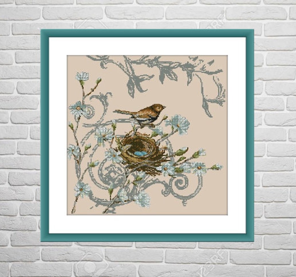 Finery of Nature Counted Cross Stitch Pattern Birds and | Etsy