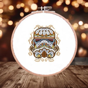 Darth Vader PDF Counted cross stitch pattern Star Wars Digital cross stitch chart Cinema cross stitch pattern