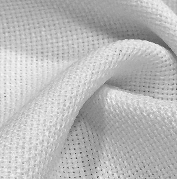 Aida Fabric 14 Count White Stitching Fabric Aida 14 Count Etsy