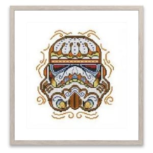Darth Vader PDF Counted cross stitch pattern Star Wars Digital cross stitch chart Cinema cross stitch pattern