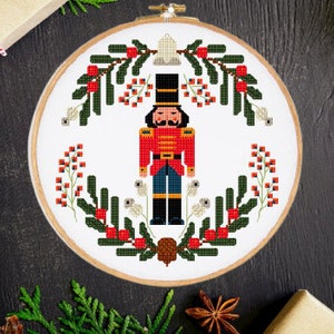 Nutcracker Christmas PDF Counted Cross Stitch Pattern Christmas ...