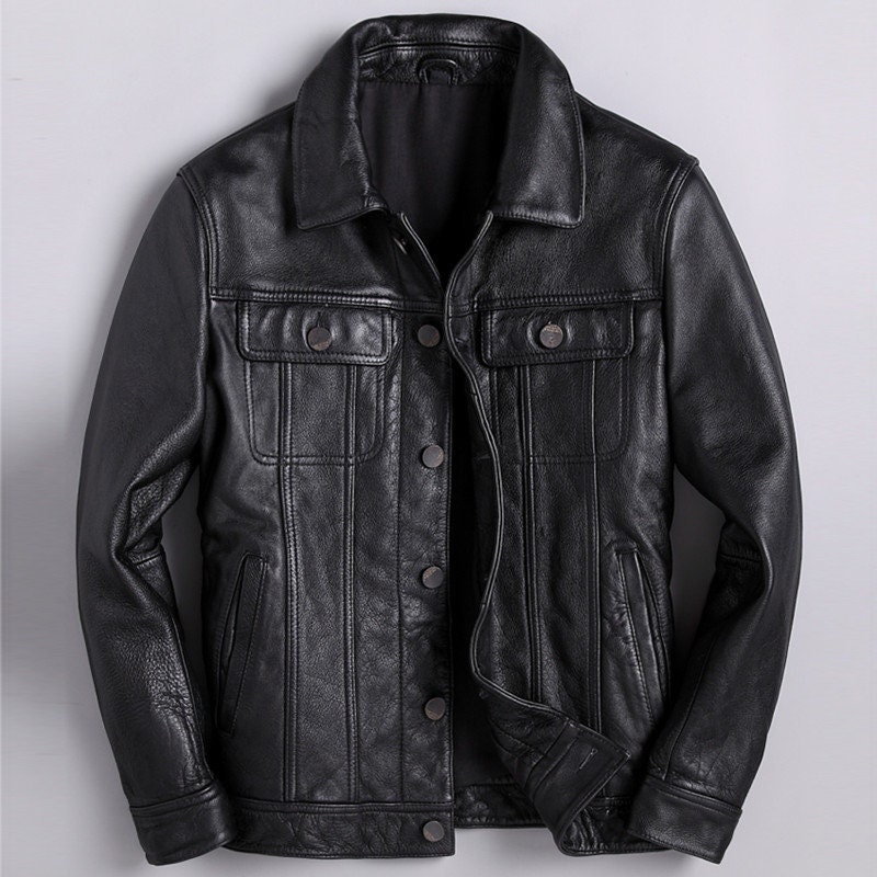 Leather Levis Jacket - Etsy