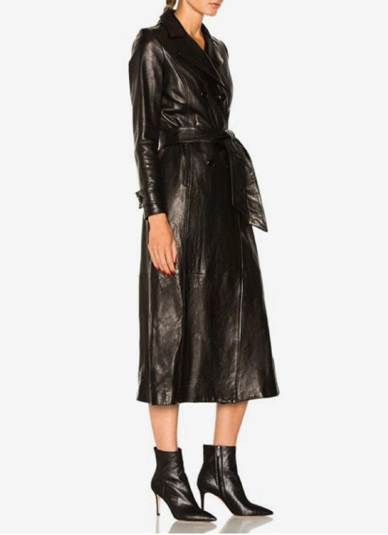 Long Trench Coat for Women / Long Black Trench Coat for Women Etsy