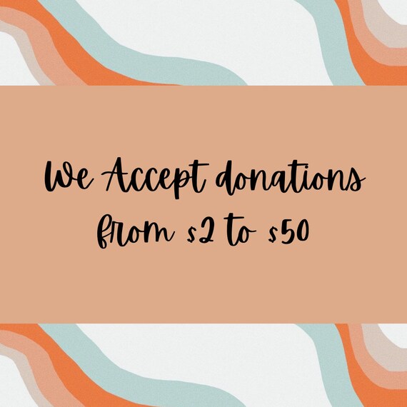 Accept Donations –  Support