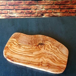 Olive wood chopping board kitchen board wooden board serving board 38-40 cm cm