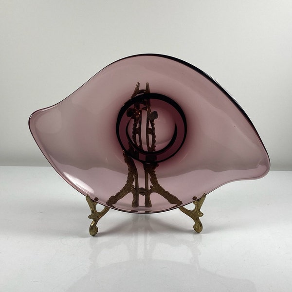 Purple Candy Dish Etsy